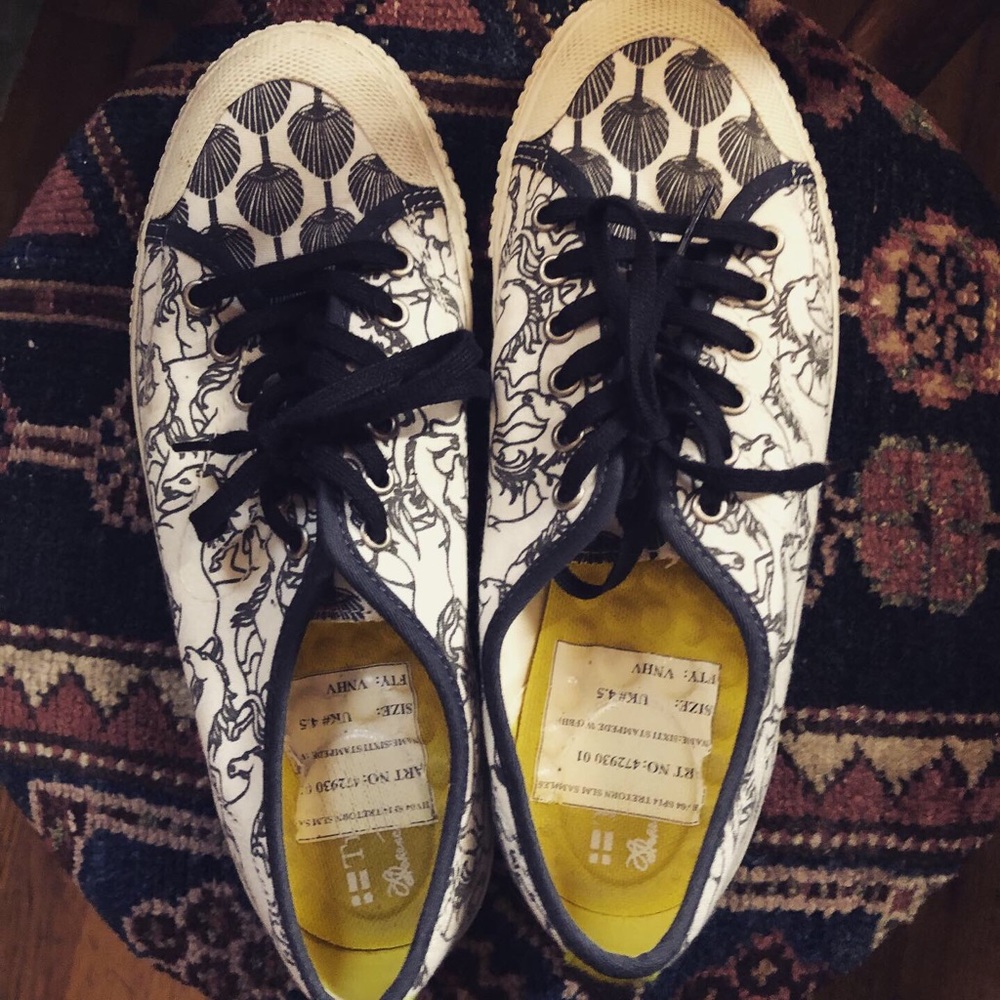 Unicorn Tretorn Canvas Sneakers